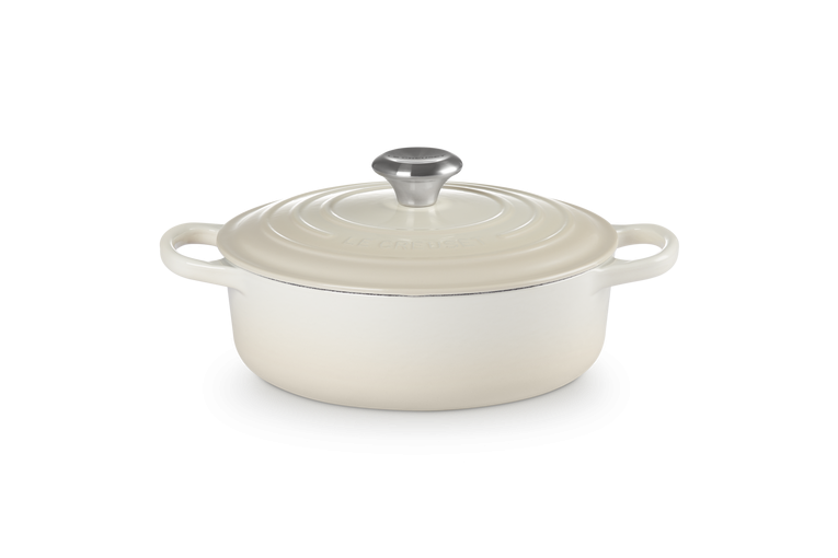 Lage Braad-/Stoofpan Sauteuse 24 cm Meringue