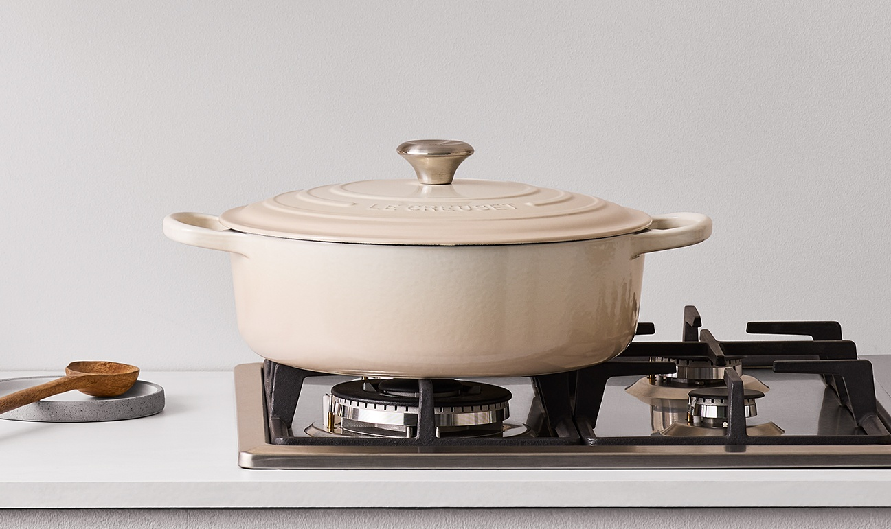 Lage Braad-/Stoofpan Sauteuse 24 cm Meringue