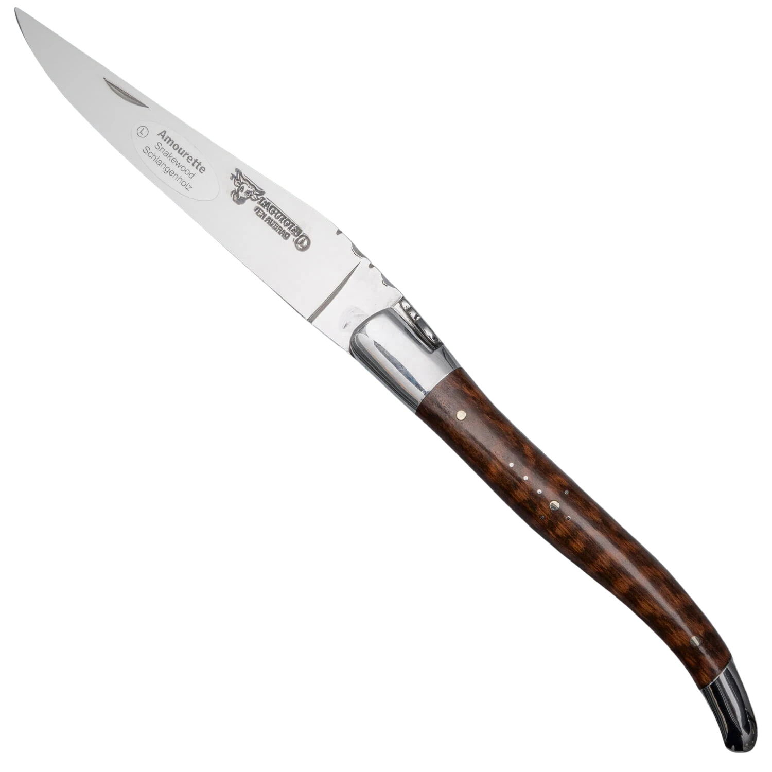 Laguiole en Aubrac Folding Knive Amourette-Wood Inox