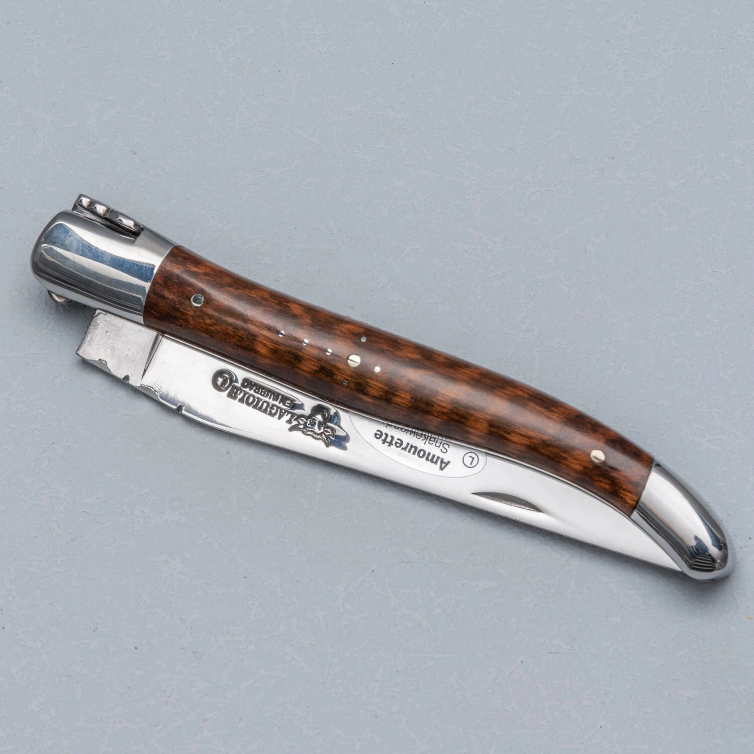 Laguiole en Aubrac Folding Knive Amourette-Wood Inox