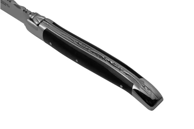 Laguiole en Aubrac Folding Knive Ebony Wood  Inox