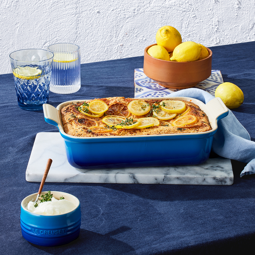 Le Creuset Aardewerk Ovenschaal Rechthoekig 32X24cm Azure