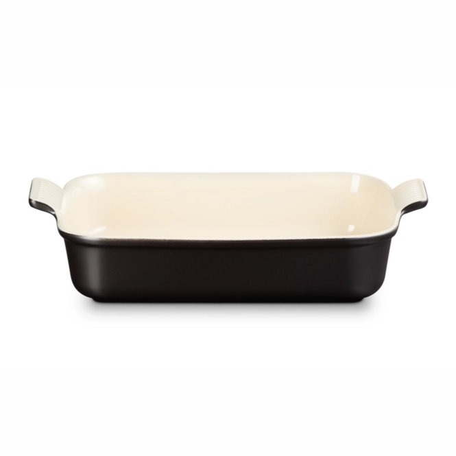 Le Creuset Aardewerk Ovenschaal Rechthoekig 37X32cm zwart