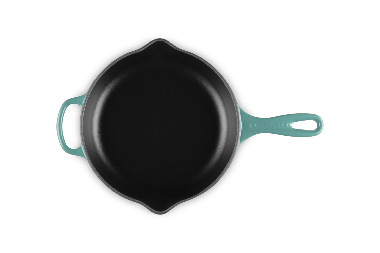 Le Creuset Bleu Riviera Skillet Signature rond 23cm