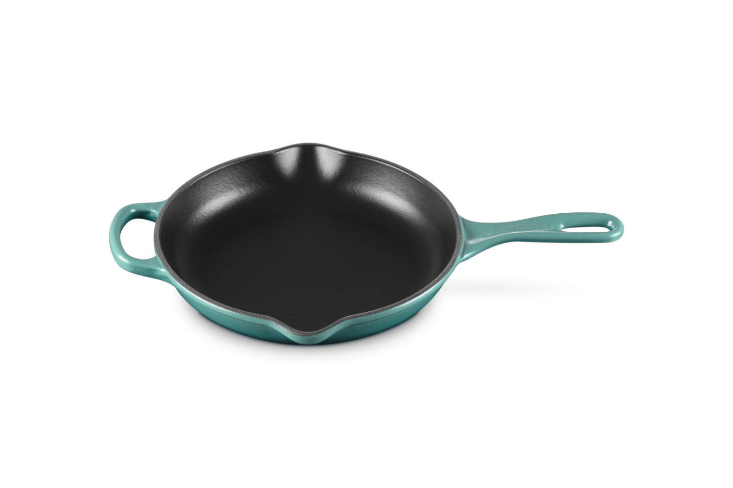 Le Creuset Bleu Riviera Skillet Signature rond 23cm