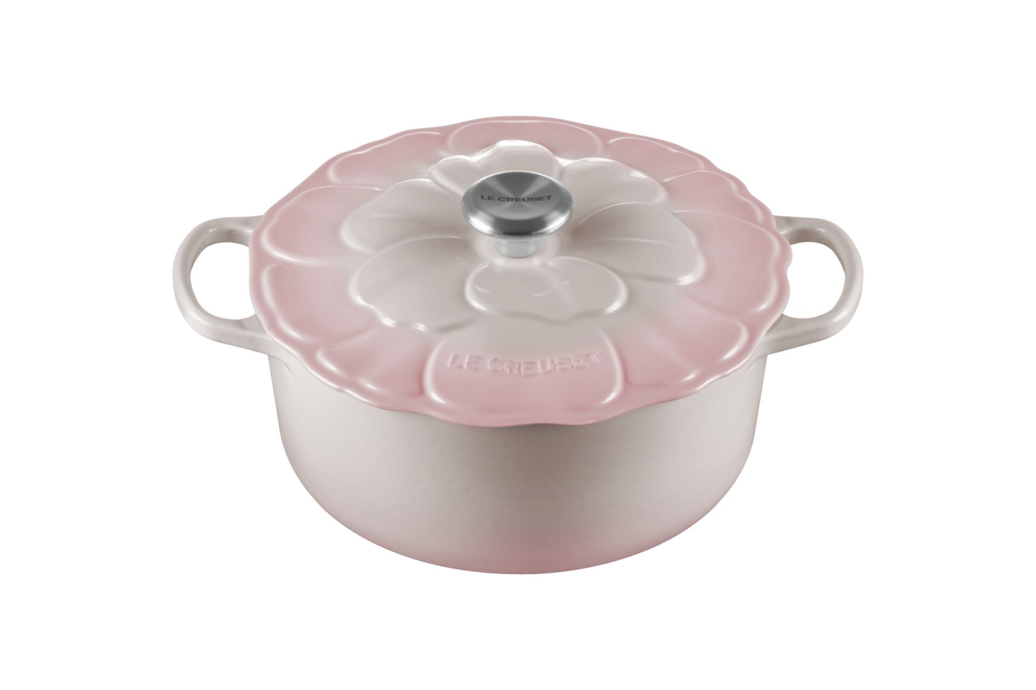 Le Creuset Braad- / Stoofpan Signature Bloesem 26cm 5,3L