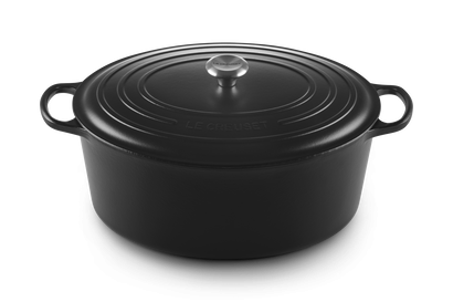 Le Creuset Braad- / Stoofpan Signature ovaal 40cm 13,9- Kersenrood