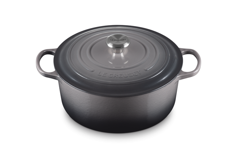 Le Creuset Braad- / Stoofpan Signature rond 28cm 6,7l - Flint