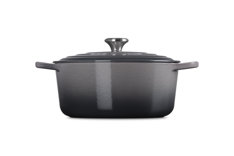 Le Creuset Braad- / Stoofpan Signature rond 28cm 6,7l - Flint