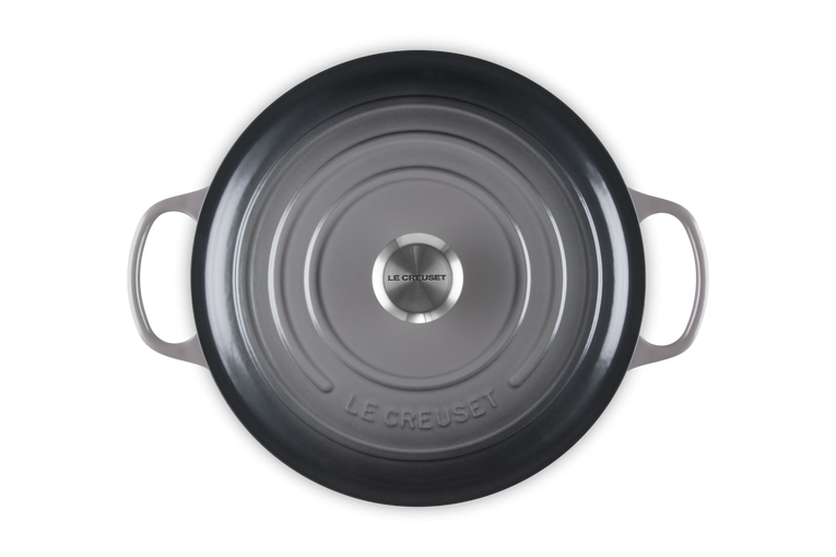 Le Creuset Braad- / Stoofpan Signature rond 28cm 6,7l - Flint