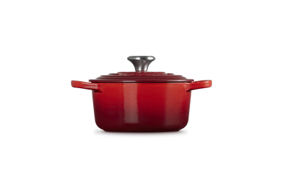 Le Creuset Braad- / Stoofpan Signature rond 28cm 6,7l - Kersenrood