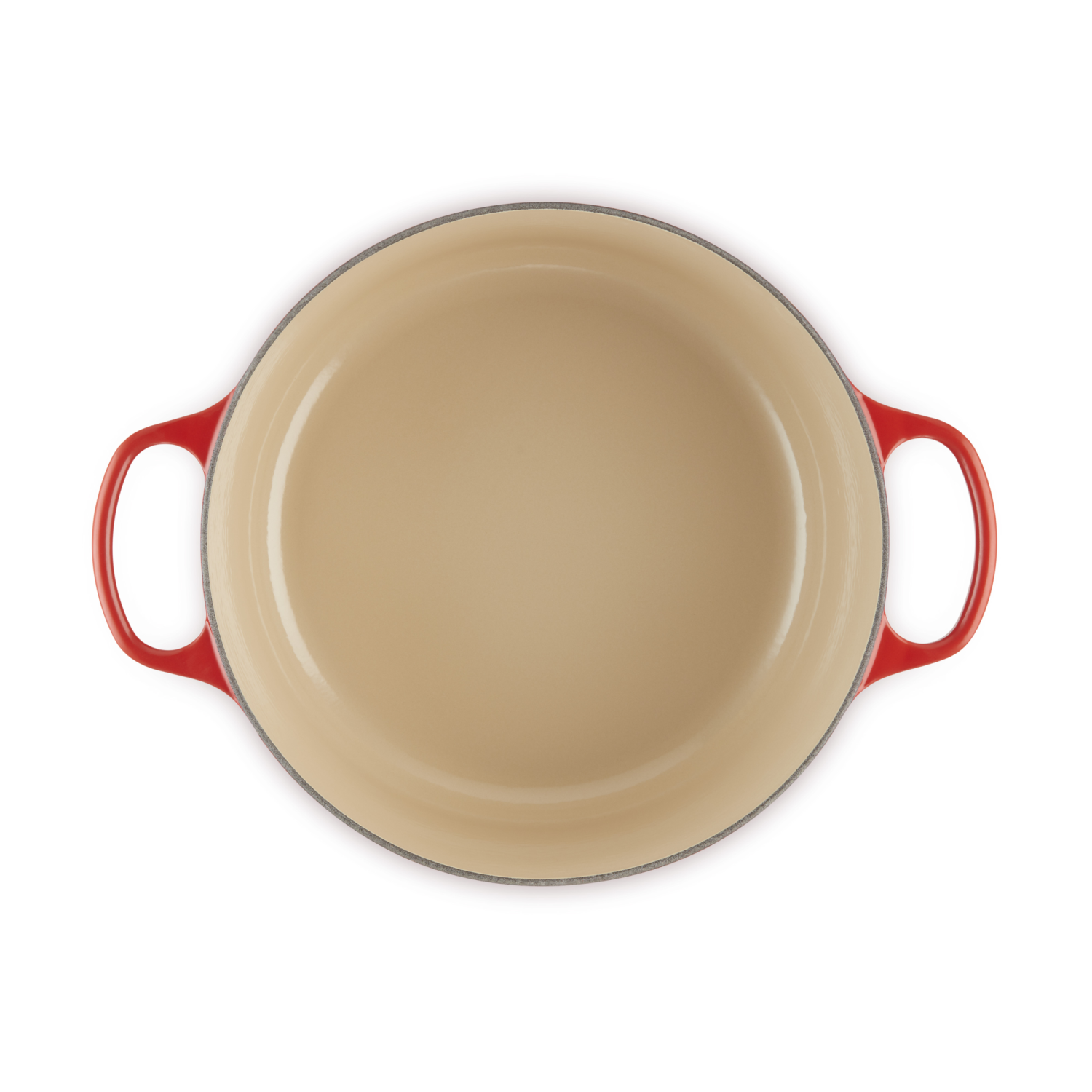 Le Creuset Braad- / Stoofpan Signature rond 28cm 6,7l - Kersenrood
