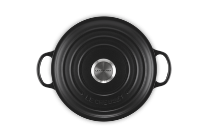 Le Creuset Braadpan Marmite Mat Zwart 28cm 4,9l