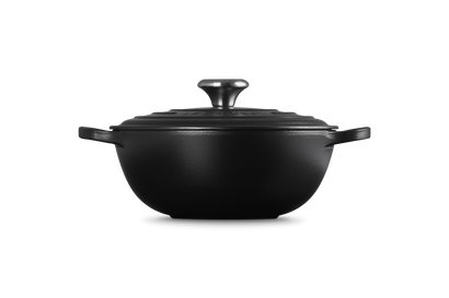 Le Creuset Braadpan Marmite Mat Zwart 28cm 4,9l