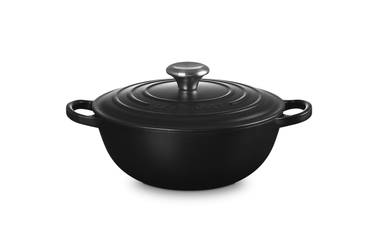 Le Creuset Braadpan Marmite Mat Zwart 28cm 4,9l