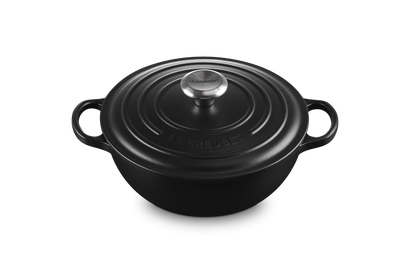 Le Creuset Braadpan Marmite Mat Zwart 28cm 4,9l