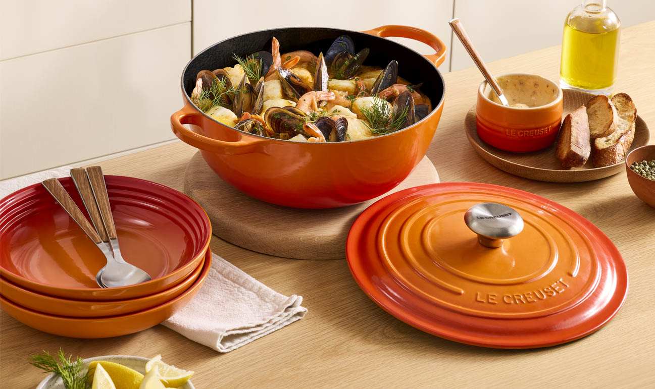 Le Creuset Braadpan Marmite Meringue 28cm 4,9l