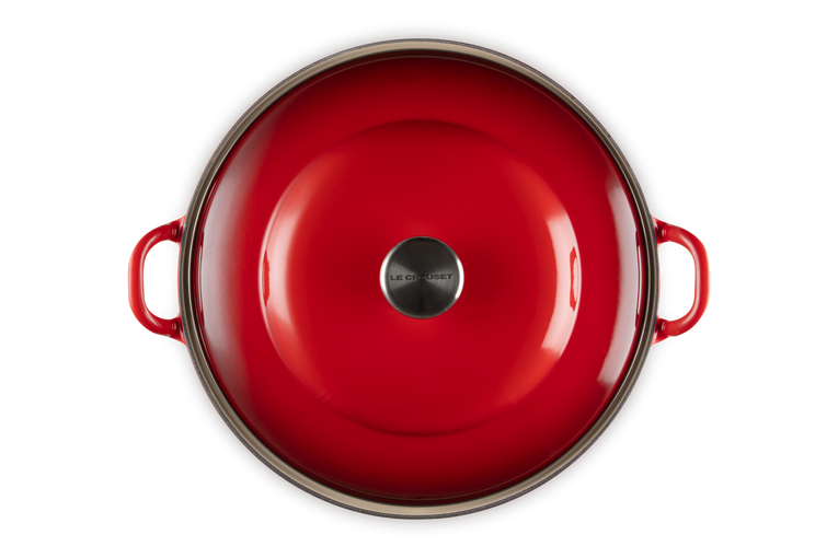 Le Creuset Braadpan met stalen deksel 28cm