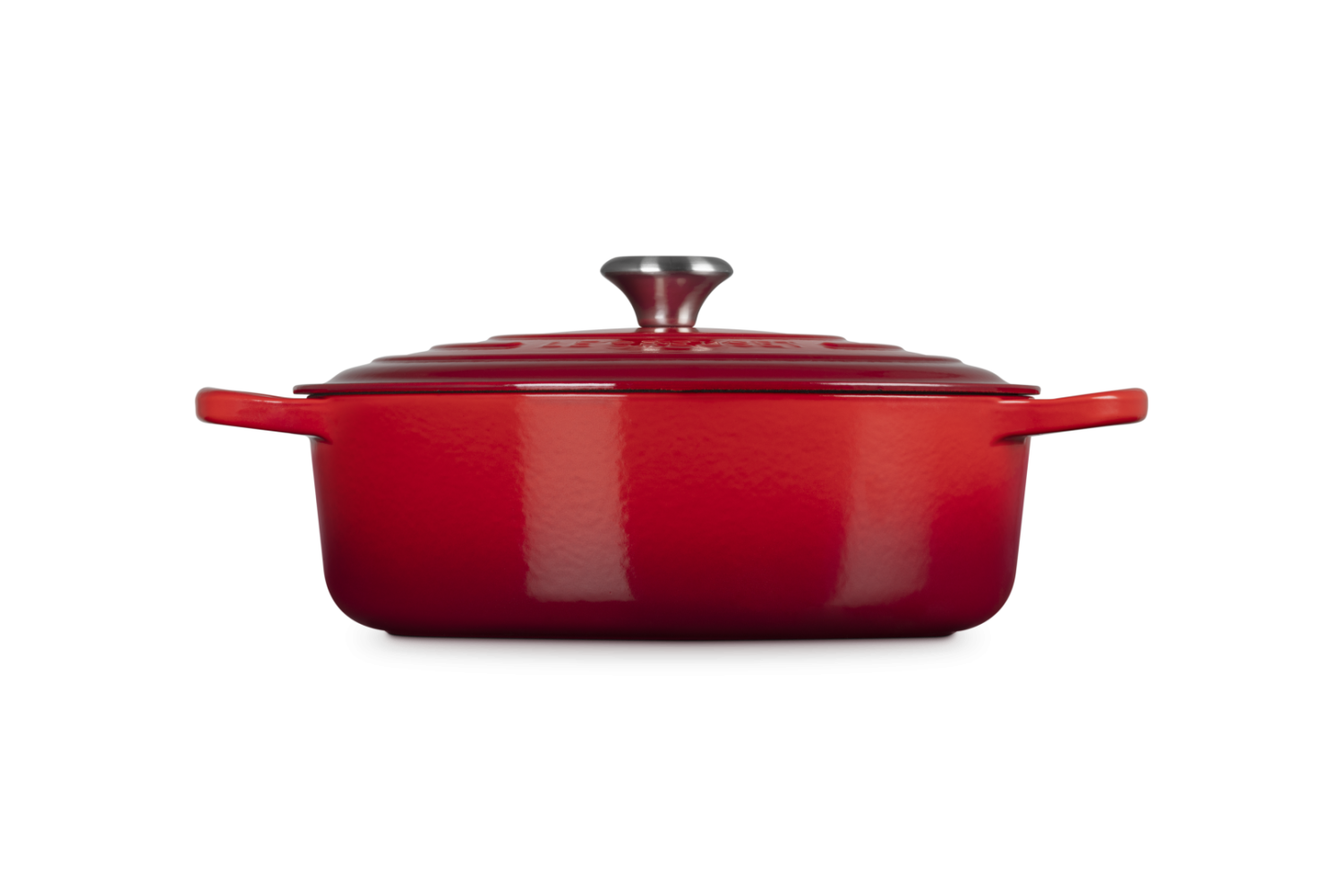 Le Creuset Braadpan Signature laag Kersenrood 30cm 6,2l