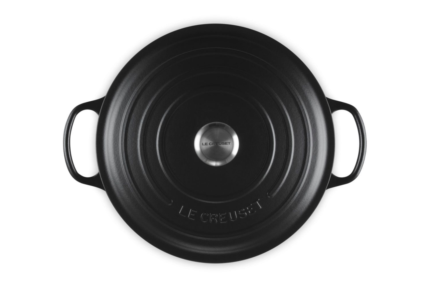 Le Creuset Braadpan Signature laag Mat Zwart 30cm 6,2l