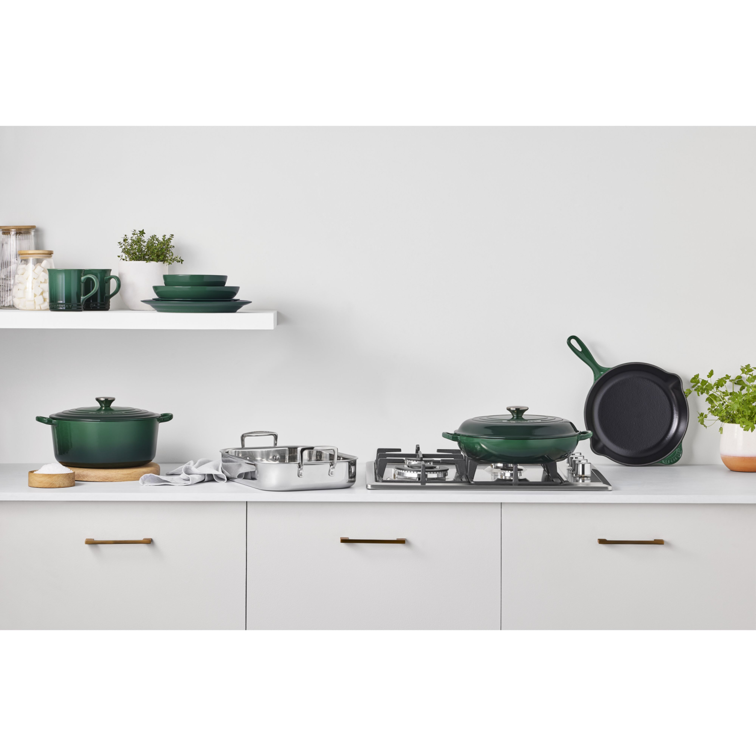 Le Creuset Braadpan Signature ovaal Juniper 31cm 6,3l