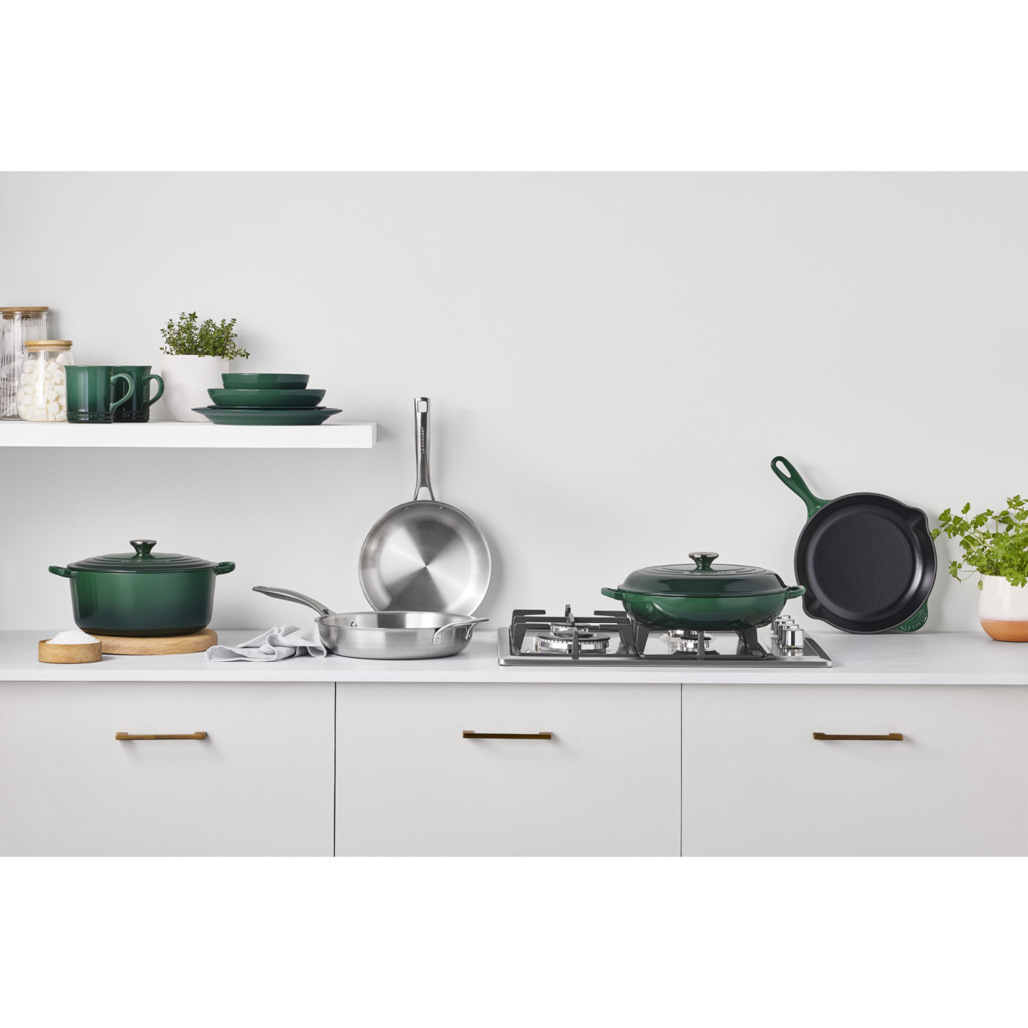 Le Creuset Braadpan Signature rond Juniper 26cm 5,3l