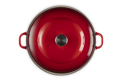 Le Creuset Braad/stoofpan Faitout 32cm - kersenrood