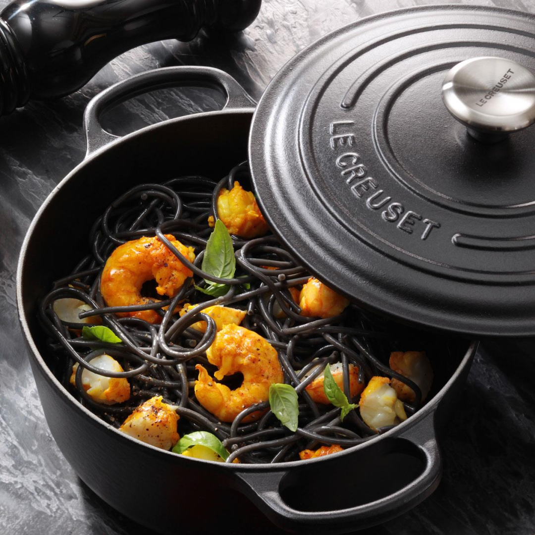 Le Creuset Braadpan met stalen deksel 24cm