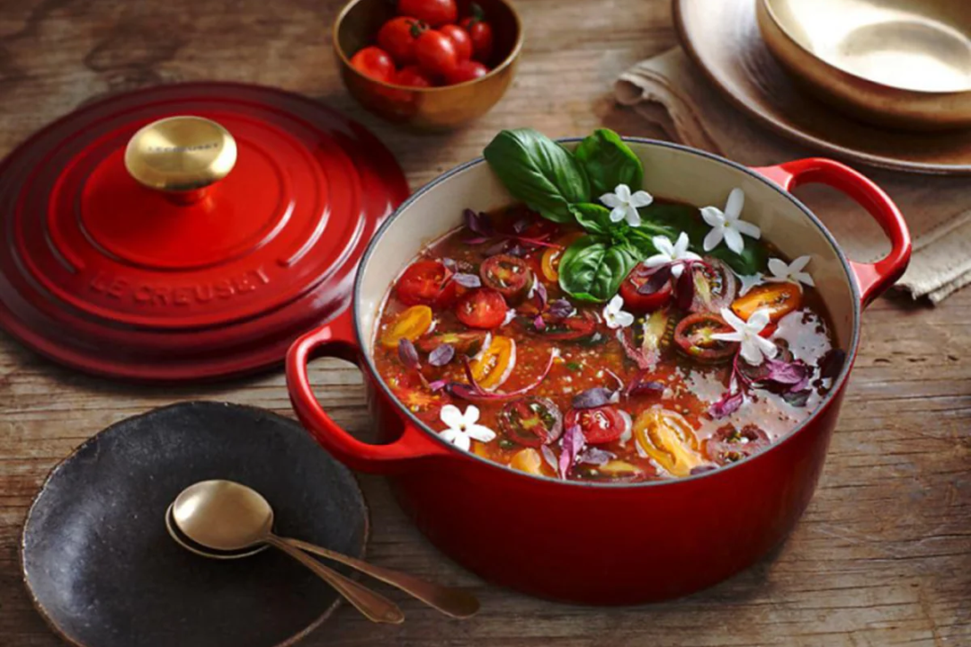 Le Creuset Braadpan met stalen deksel 28cm