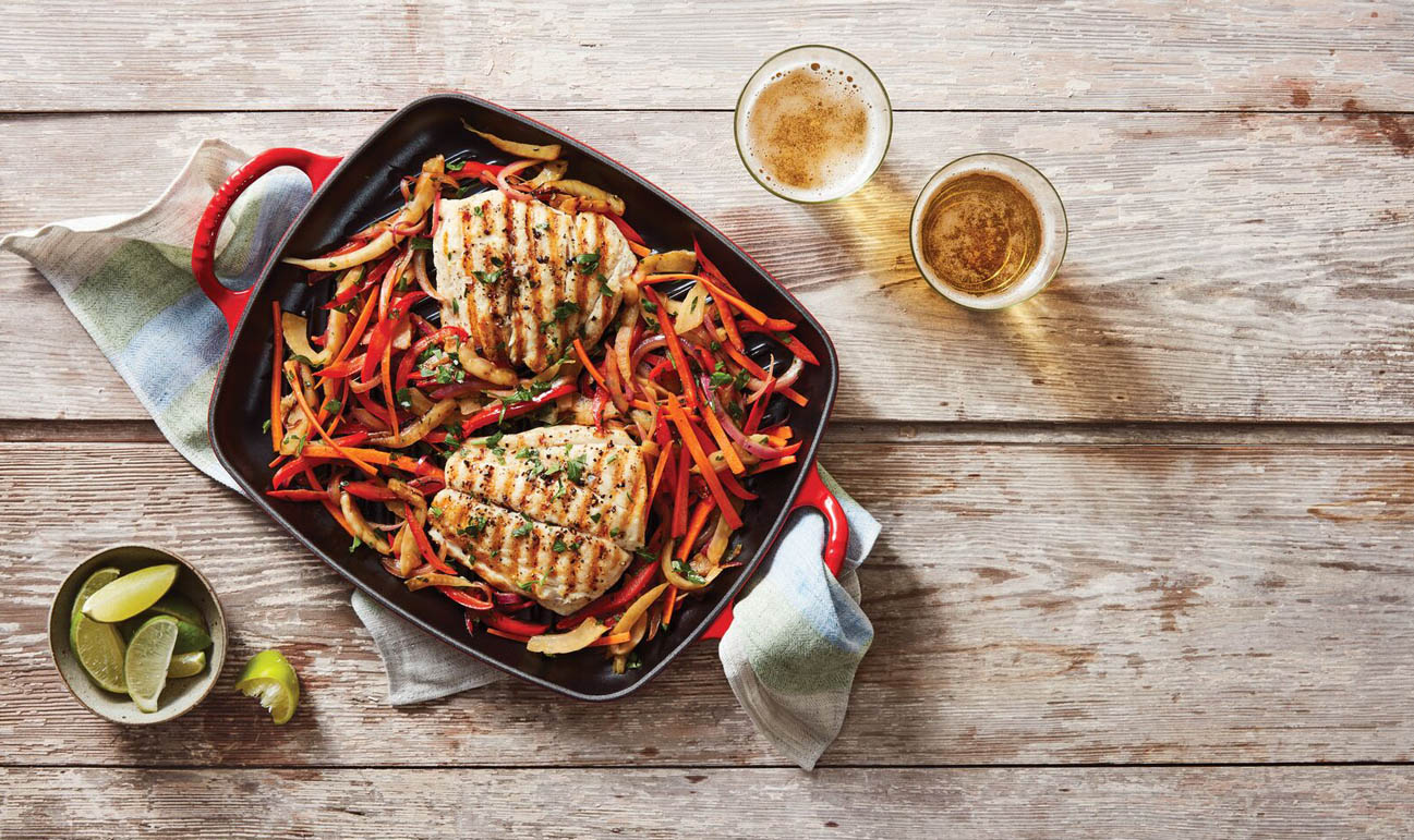 Le Creuset Grillplaat Signature rechthoekig Kersenrood 30cm