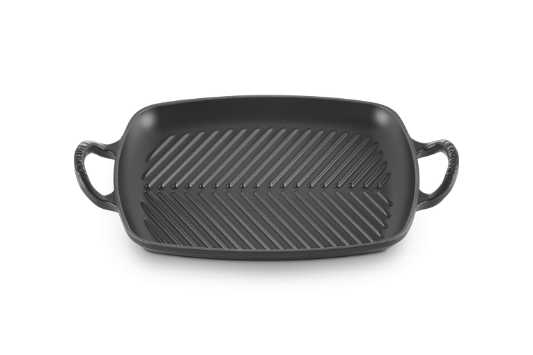 Le Creuset Grillplaat Signature rechthoekig Mat Zwart 30cm