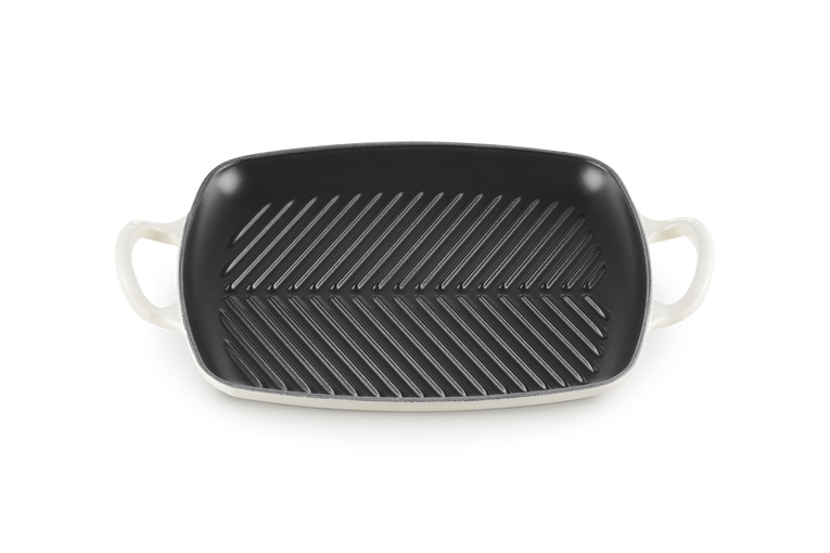 Le Creuset Grillplaat Signature rechthoekig Merinque 30cm