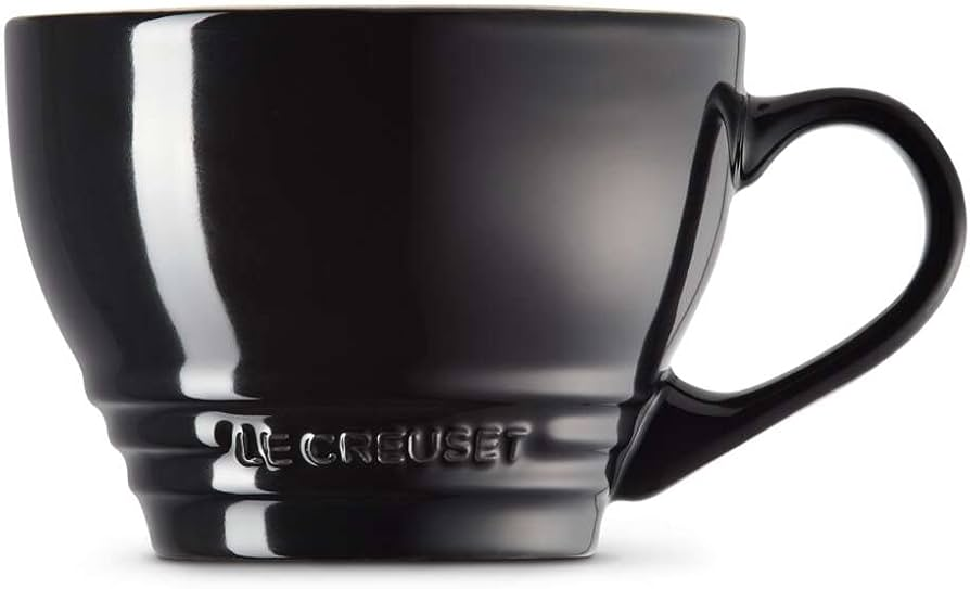 Le Creuset Grote cappuccino mok Ebbenzwart 0,4l