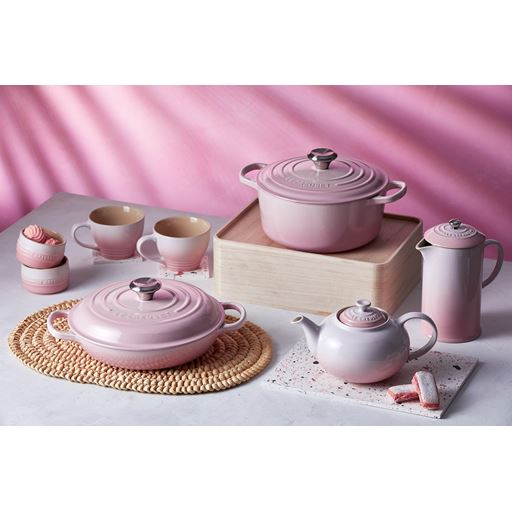 Le Creuset Grote cappuccino mok Shell Pink 0,4l