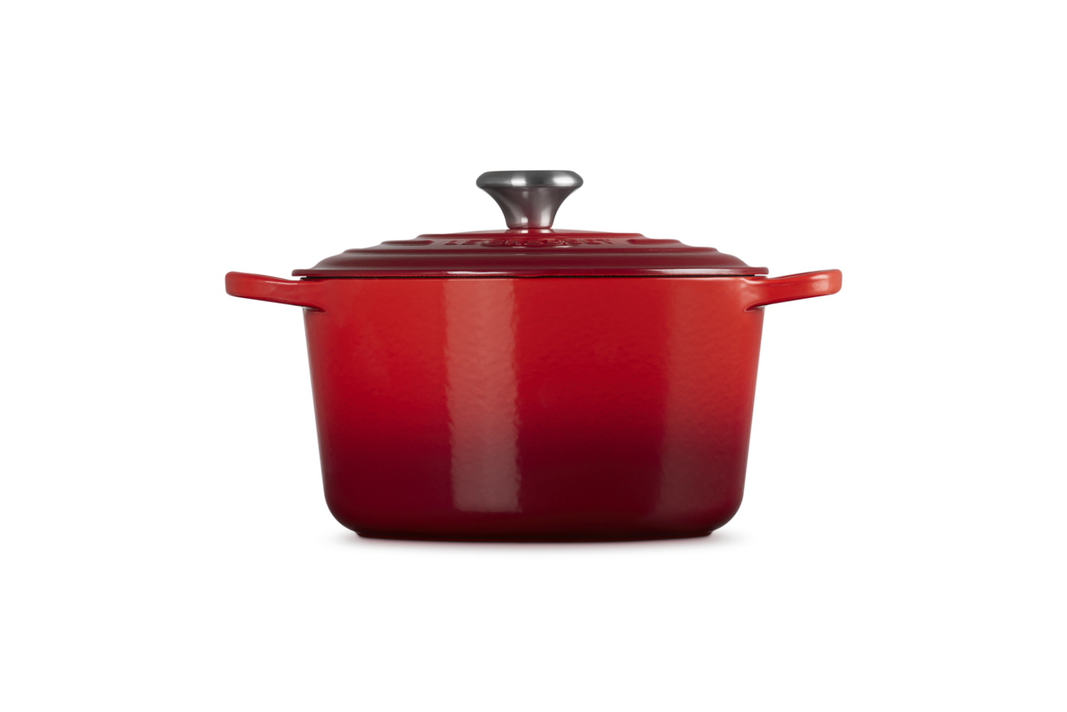 Le Creuset Hoge Braadpan Signature  Kersenrood 24cm