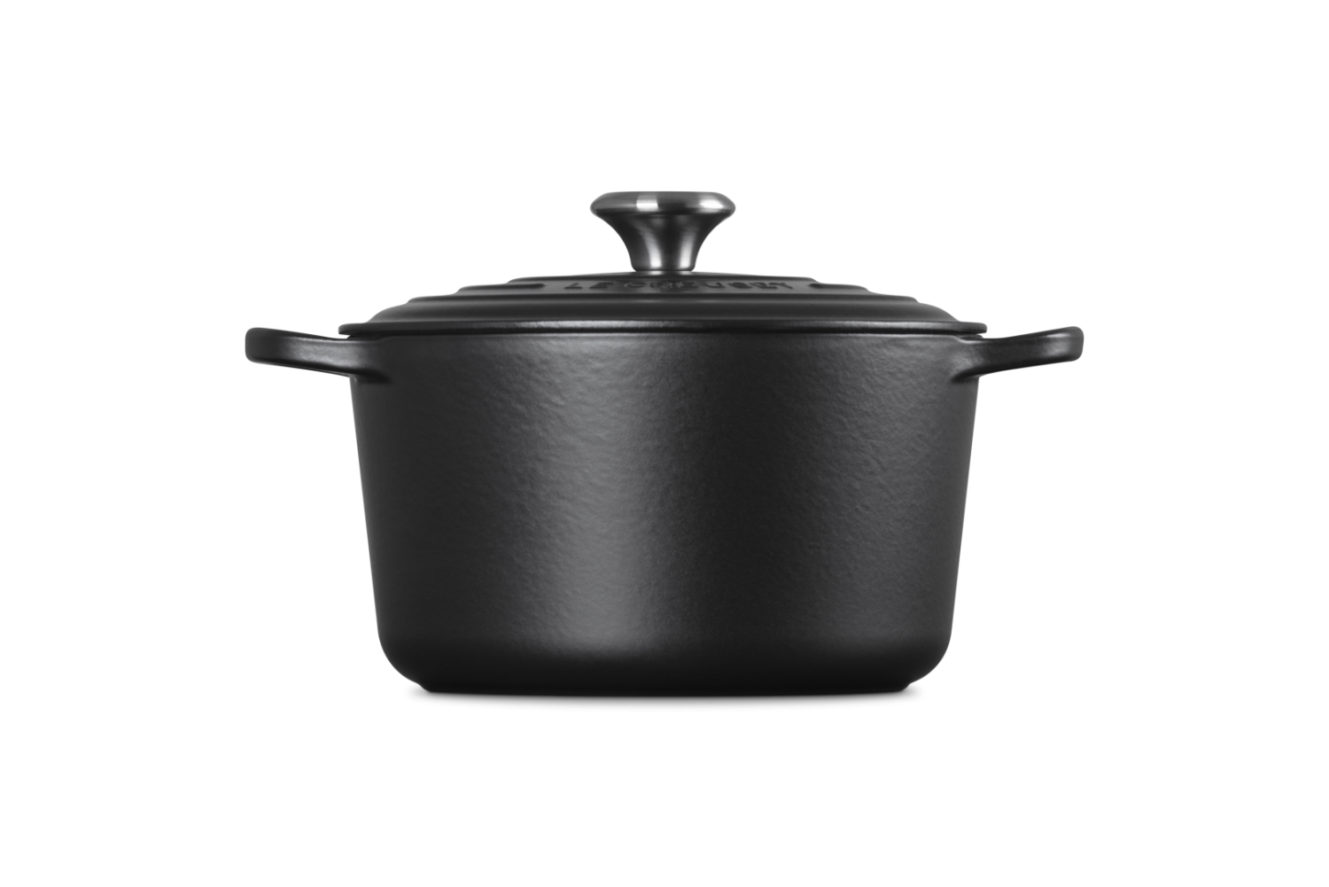 Le Creuset Hoge Braadpan Signature  Mat Zwart 24cm