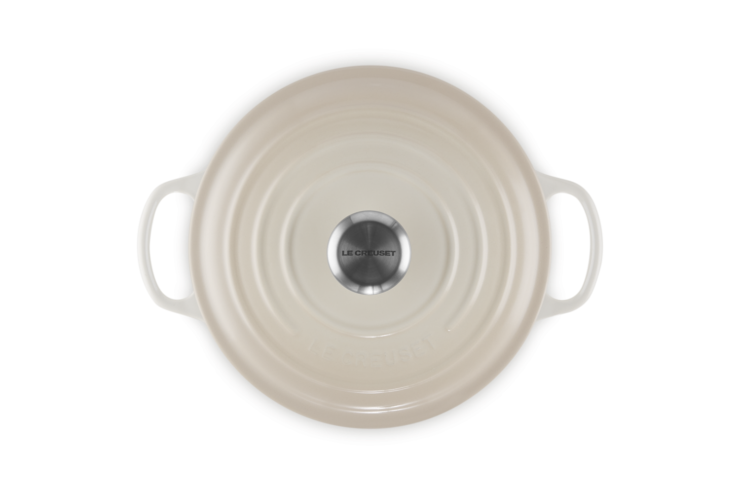 Le Creuset Hoge Braadpan Signature  Meringue 24cm