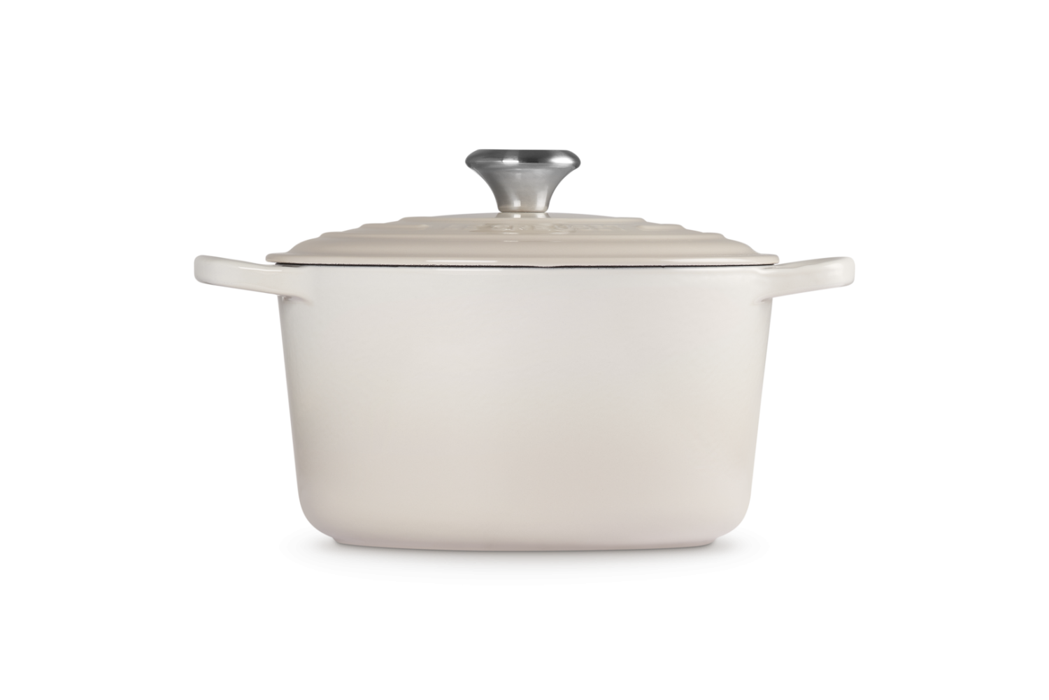 Le Creuset Hoge Braadpan Signature  Meringue 24cm