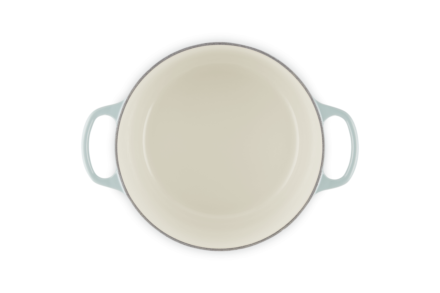 Le Creuset Hoge Braadpan Signature  Sea Salt 24cm