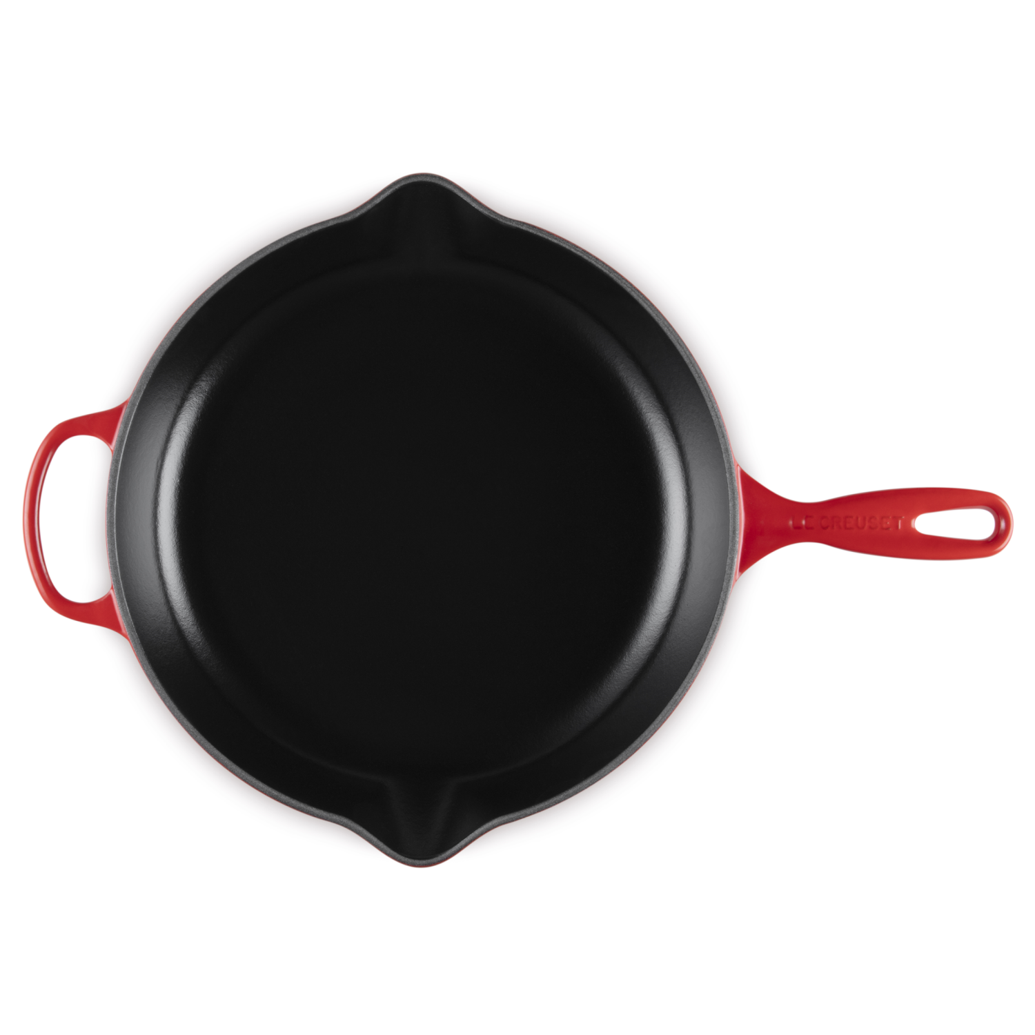 Le Creuset Koekenpan Skillet Signature rond Kersenrood 30cm