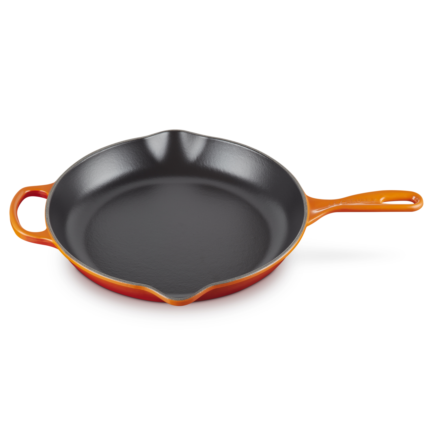 Le Creuset Koekenpan Skillet Signature rond Oranjerood 30cm