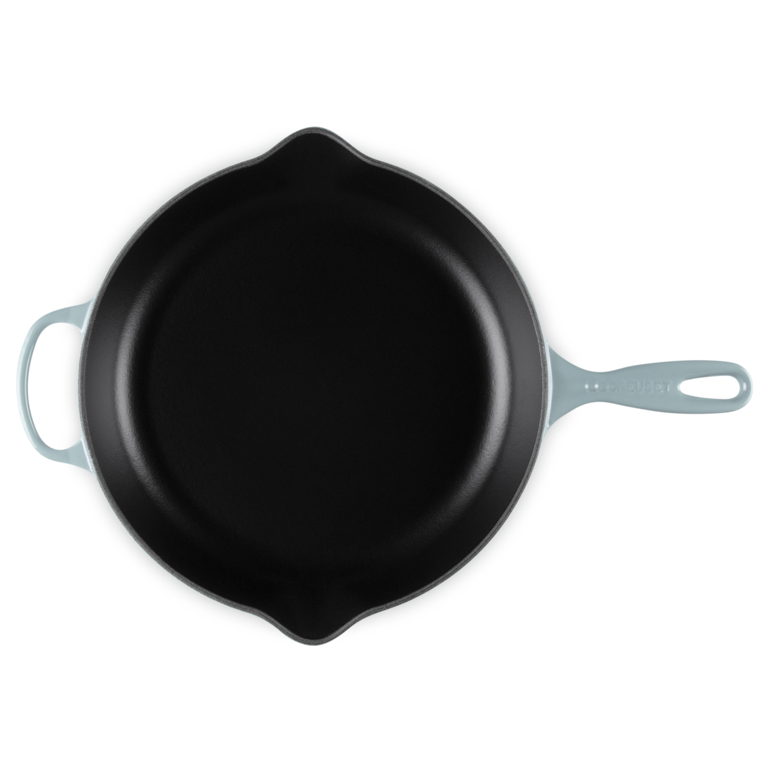 Le Creuset Koekenpan Skillet Signature rond Sea Salt 30cm