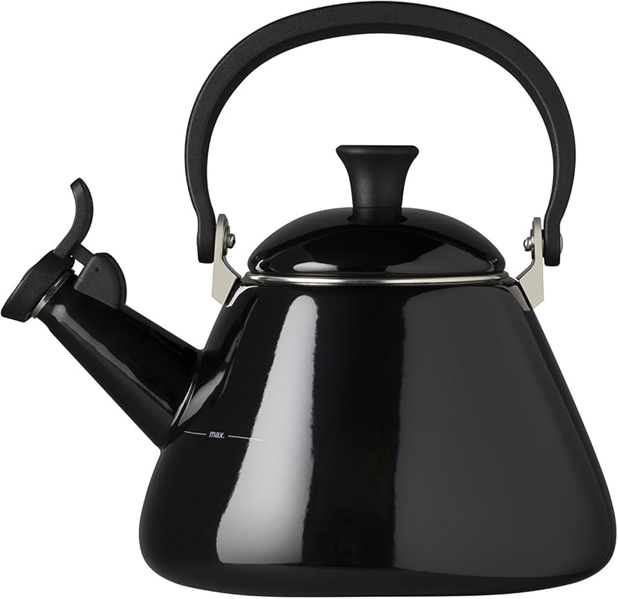 Le Creuset Kone Fluitketel Ebbenzwart 1,6l