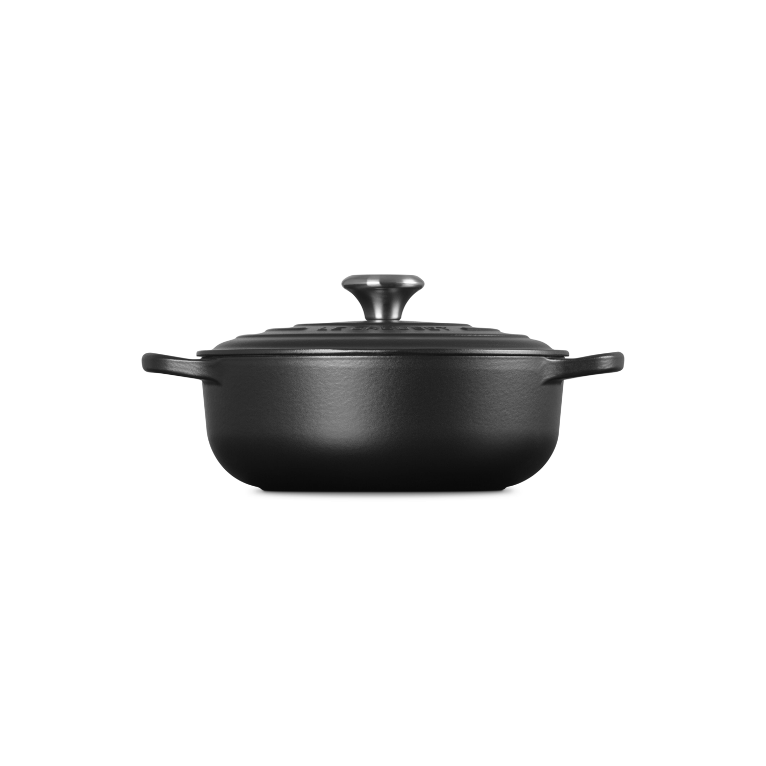 Le Creuset Lage Braad-/Stoofpan Sauteuse 24 cm Zwart