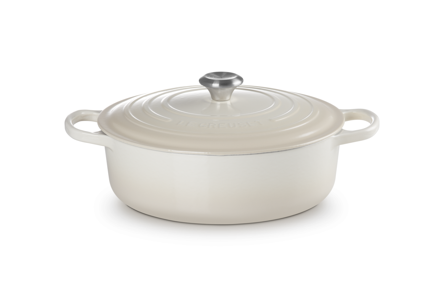 Le Creuset Lage Braadpan Signature Meringue 30cm