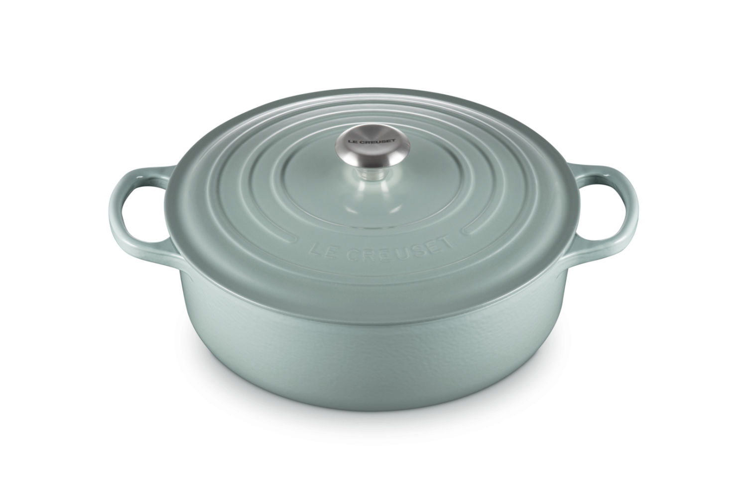 Le Creuset Lage Braadpan Signature Sea Salt 30cm