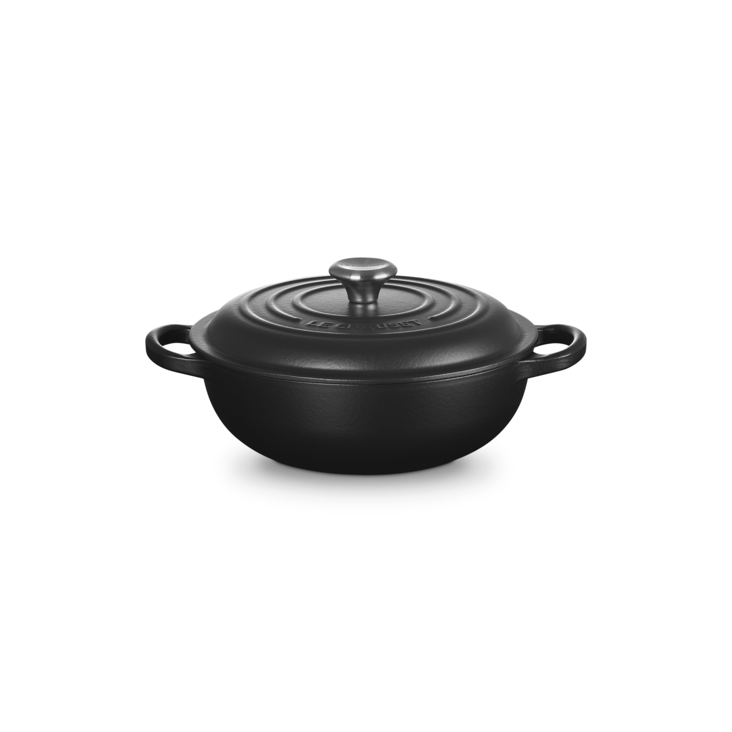 Le Creuset Marmite Mat Zwart 22cm 2,2L