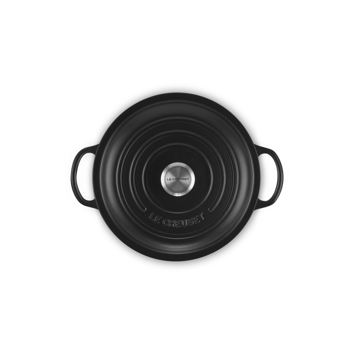 Le Creuset Marmite Mat Zwart 22cm 2,2L