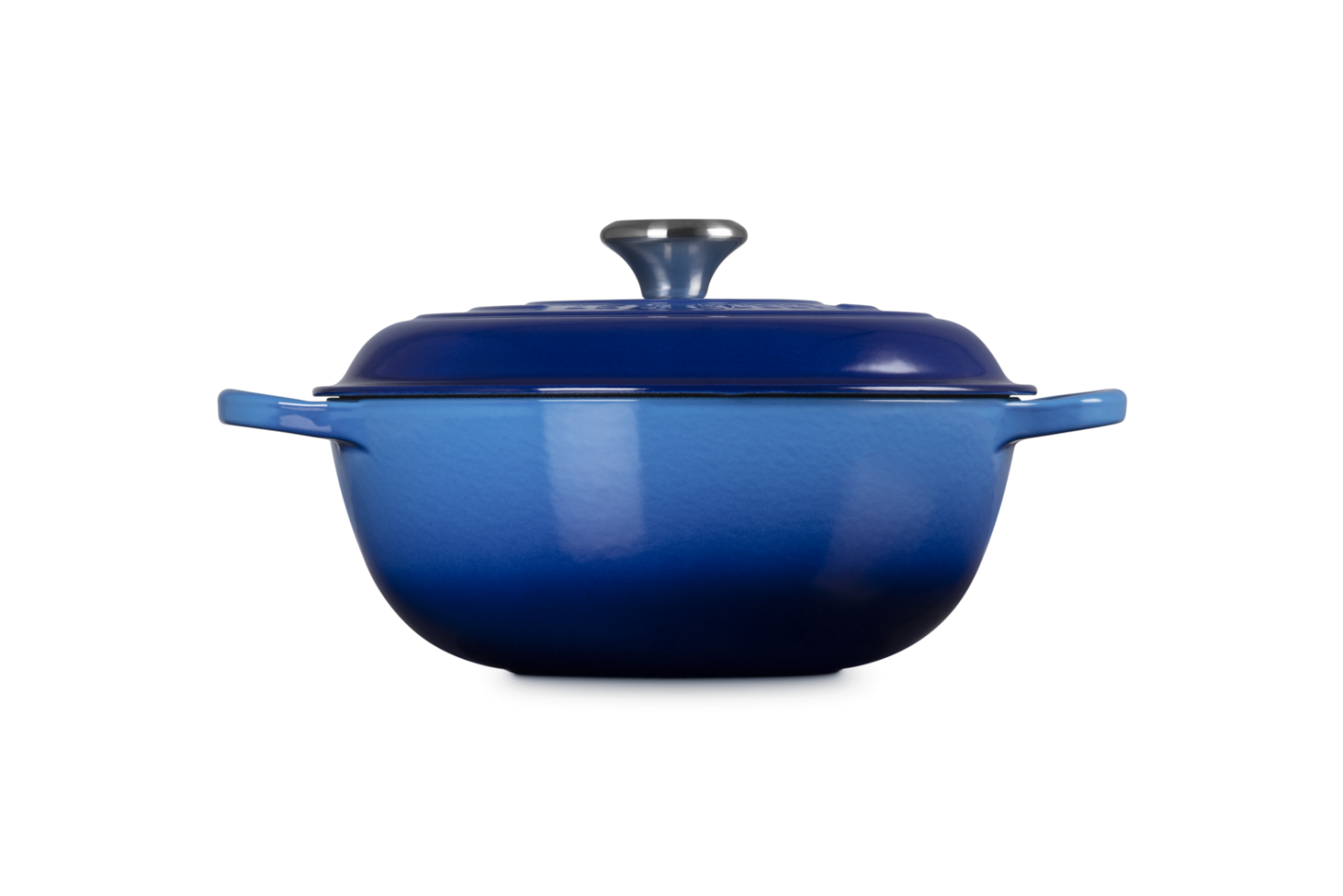 Le Creuset Marmite Signature met Hoge Deksel Azure 26cm