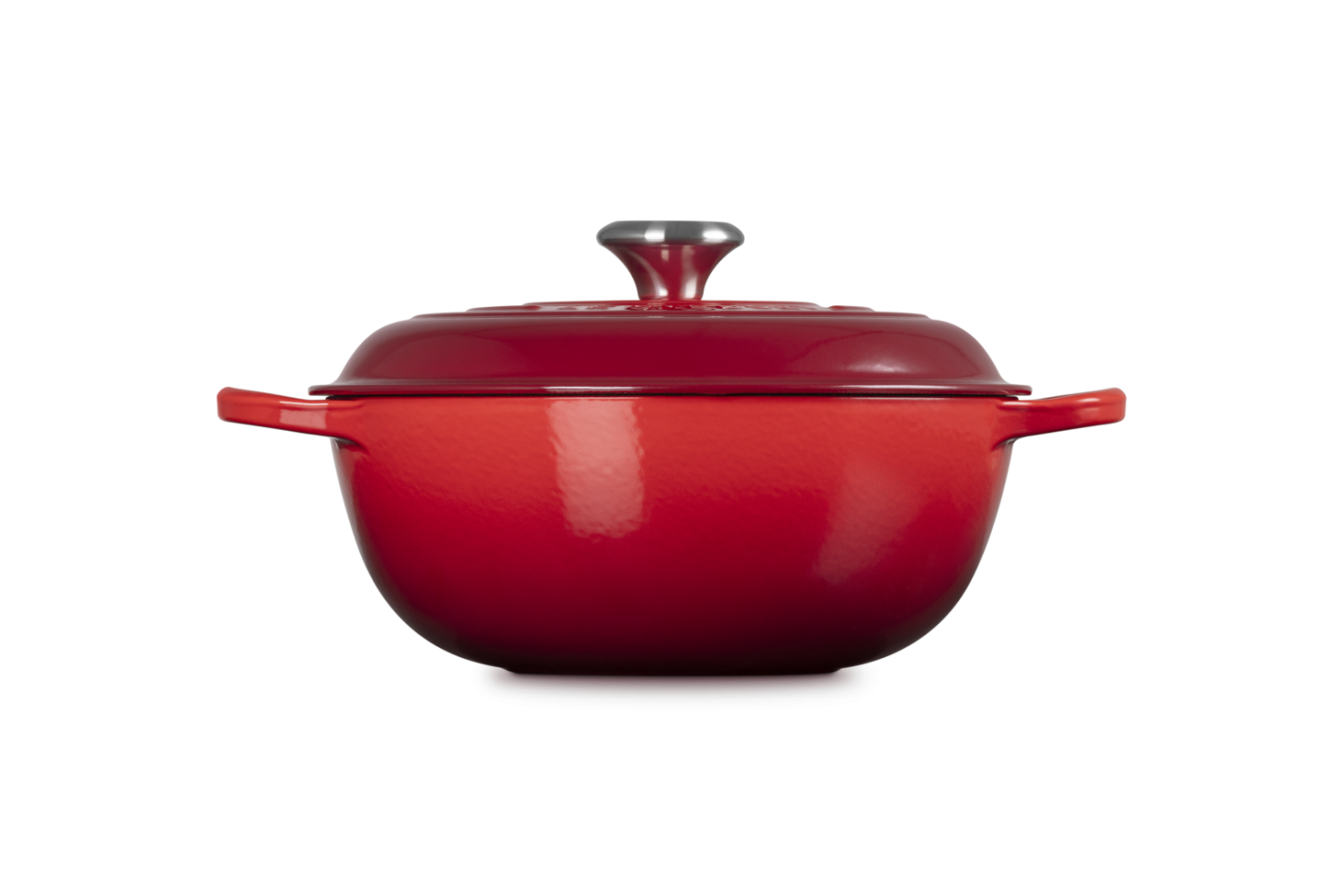 Le Creuset Marmite Signature met Hoge Deksel Kersenrood 26cm